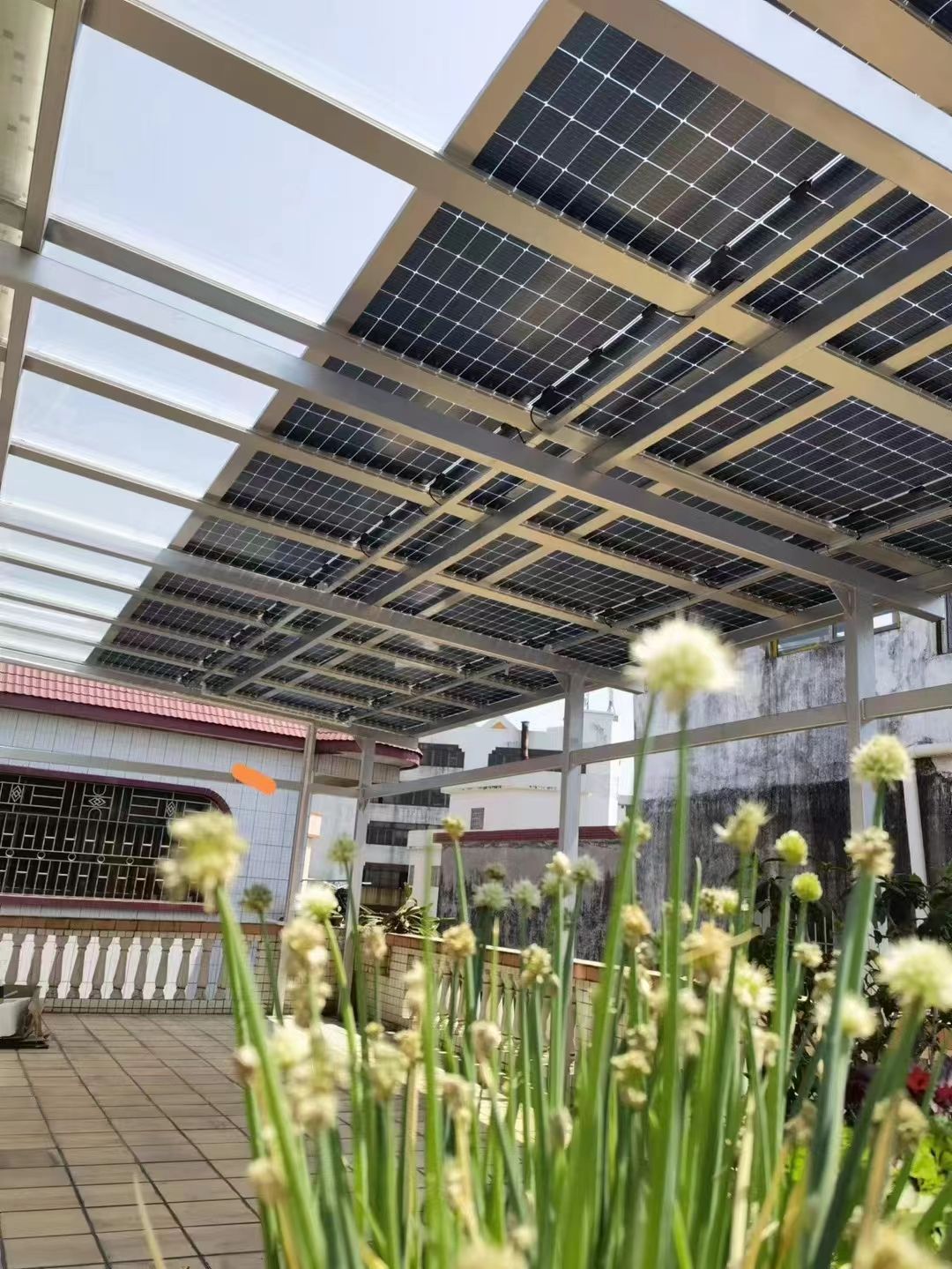 大丰别墅家用屋顶太阳能发电系统安装